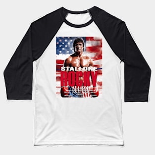 Rocky Balboa Art Baseball T-Shirt